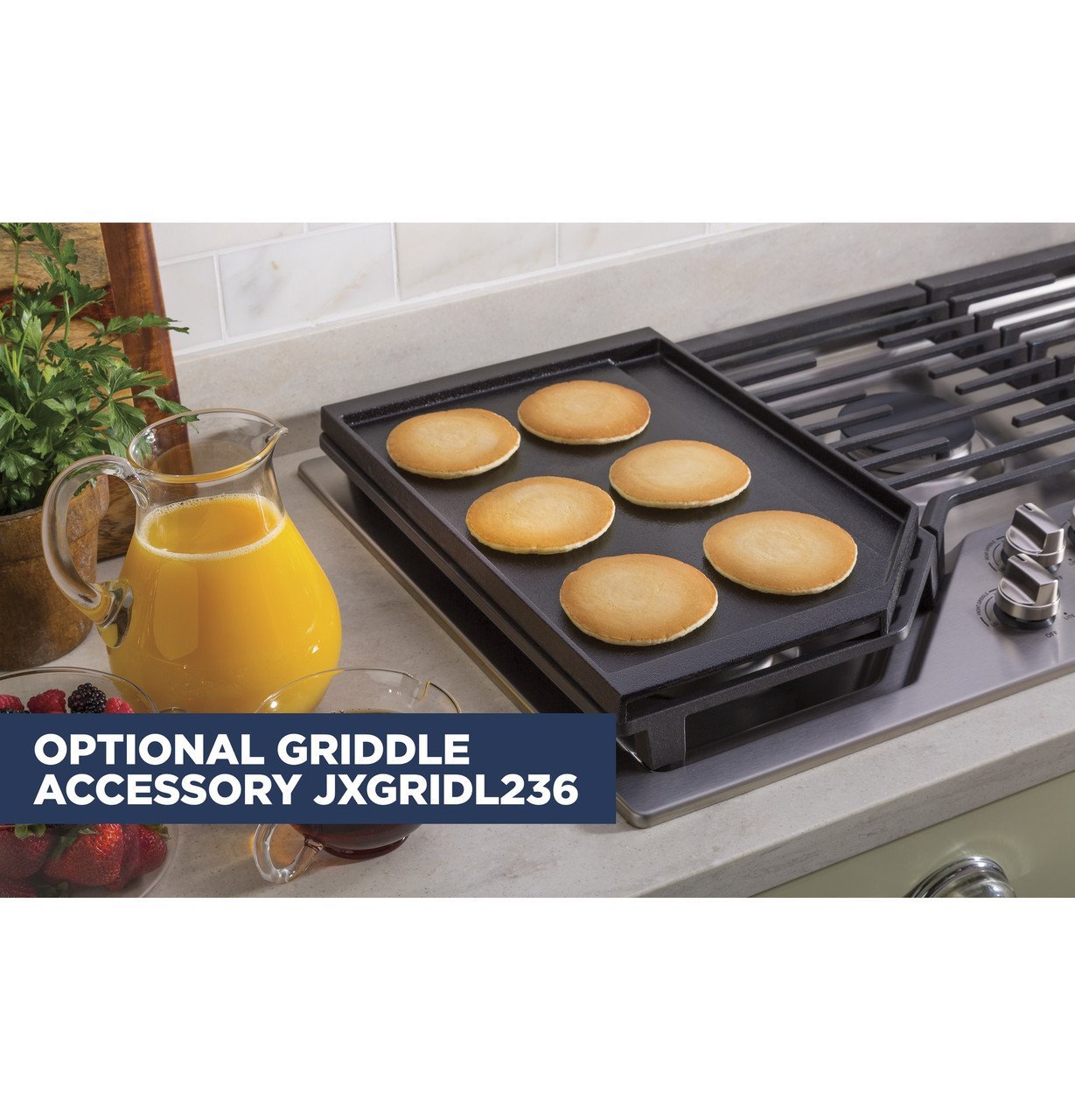 36 In. 5 Burners Gas Range-47493 - Image 2