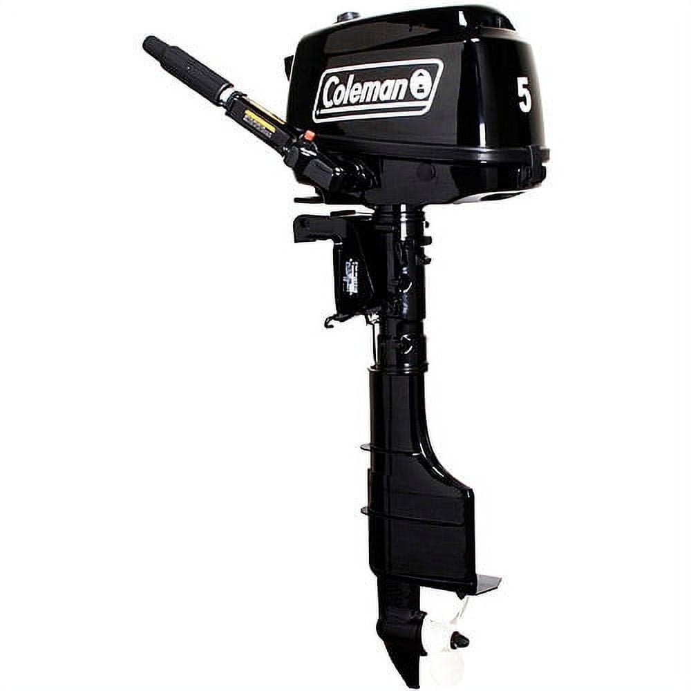 Coleman Powersports 5 HP 4 Stroke Outboard Boat Motor with Easy Pull Start F5BMS-59992