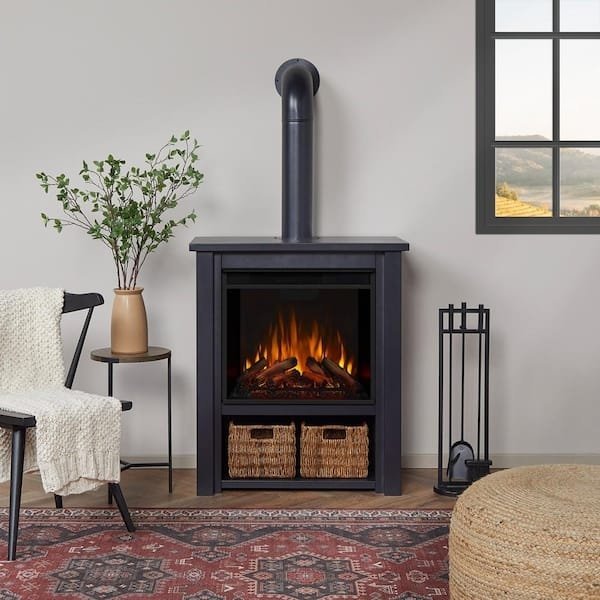 Real Flame Hollis 32″ Electric Fireplace-66123