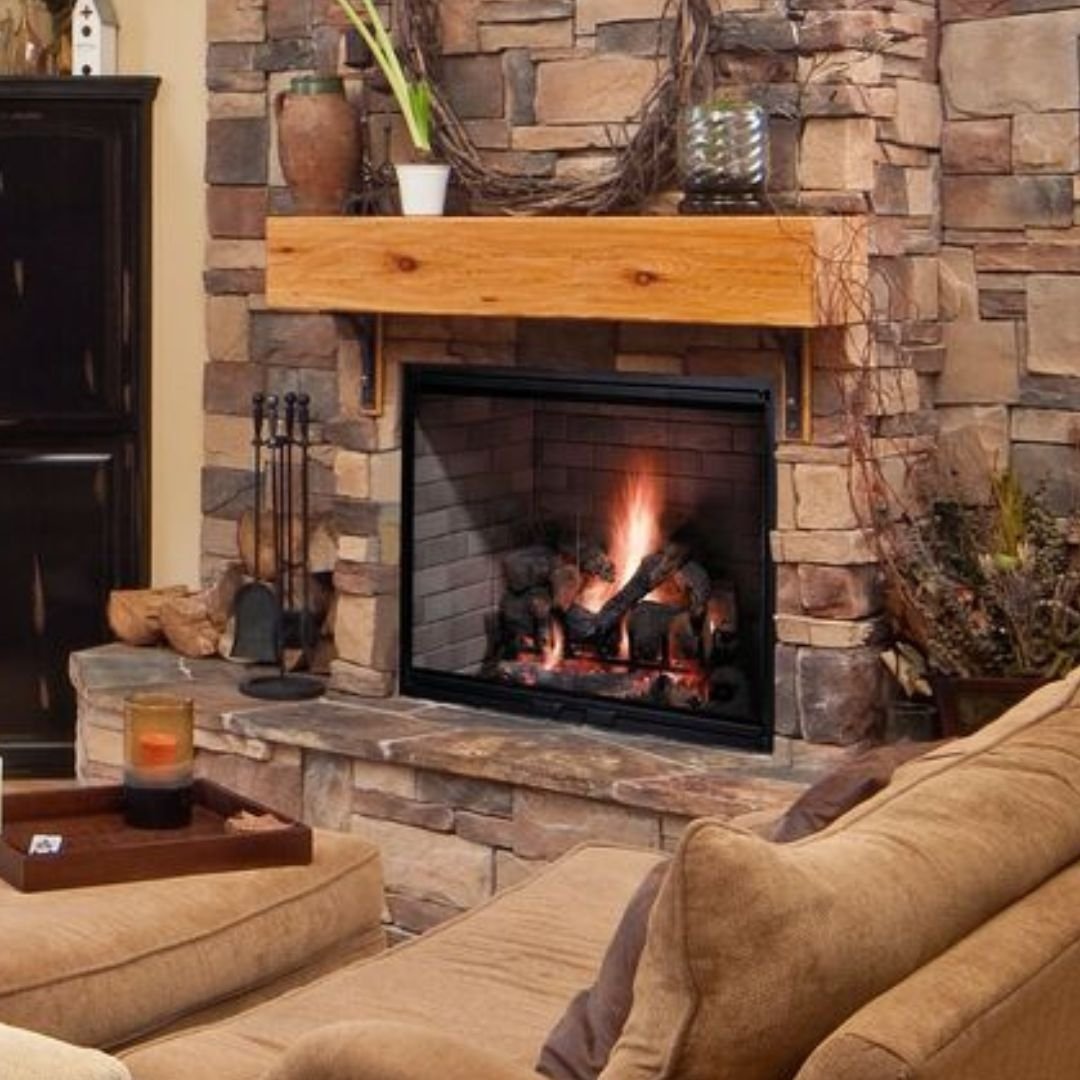 Majestic Biltmore 36 Inch Radiant Wood Burning Fireplace-46441