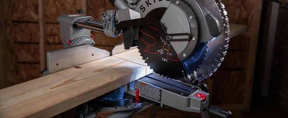 SKIL SPT88-01 12″ Worm Drive Dual Bevel Sliding Miter Saw-33613 - Image 3