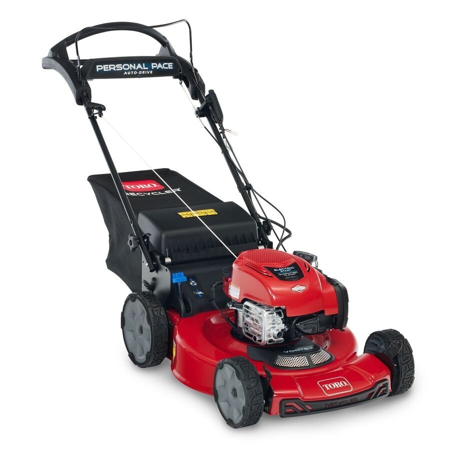 Toro 22″ Electric-Start Recycler Personal Pace Self-Propelled Gas Lawn Mower-61134