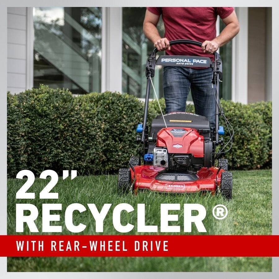 Toro 22″ Electric-Start Recycler Personal Pace Self-Propelled Gas Lawn Mower-61134 - Image 4