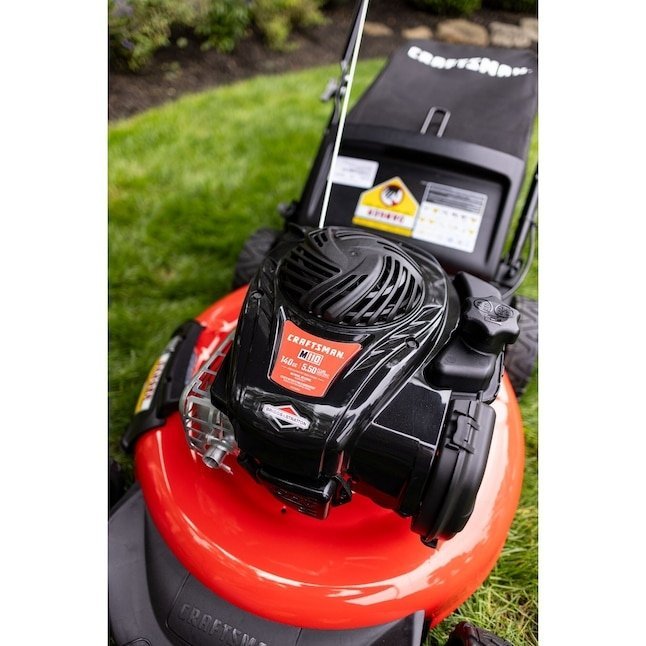 CRAFTSMAN M110 140-cc 21-in Push Gas Lawn Mower-62766 - Image 5