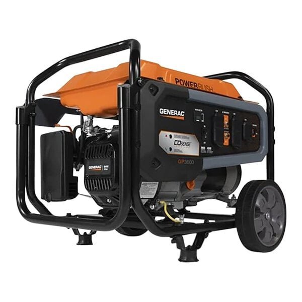 Generac GP Series GP3600 Gasoline-Powered Portable Generator with Recoil Pull Start 7721 3,600/4,500W, 120V-88771 - Image 3