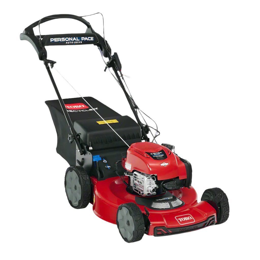 Toro 22″ Electric-Start Recycler Personal Pace Self-Propelled Gas Lawn Mower-32841
