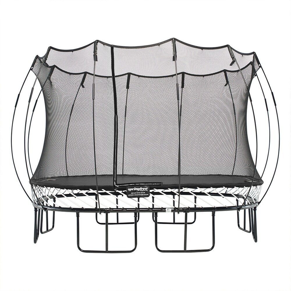 Springfree Kids 11 ft. Outdoor Large Square Trampoline with Enclosure-23451
