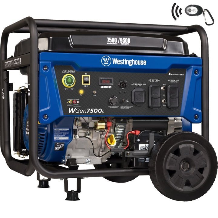 Westinghouse WGen7500c 9500 Peak Watt Portable Generator-42795