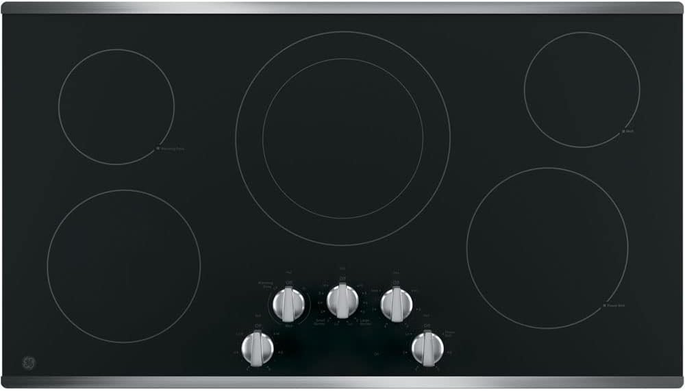 GE 36″ Built-In Electric Cooktop JP3036SLSS-86355