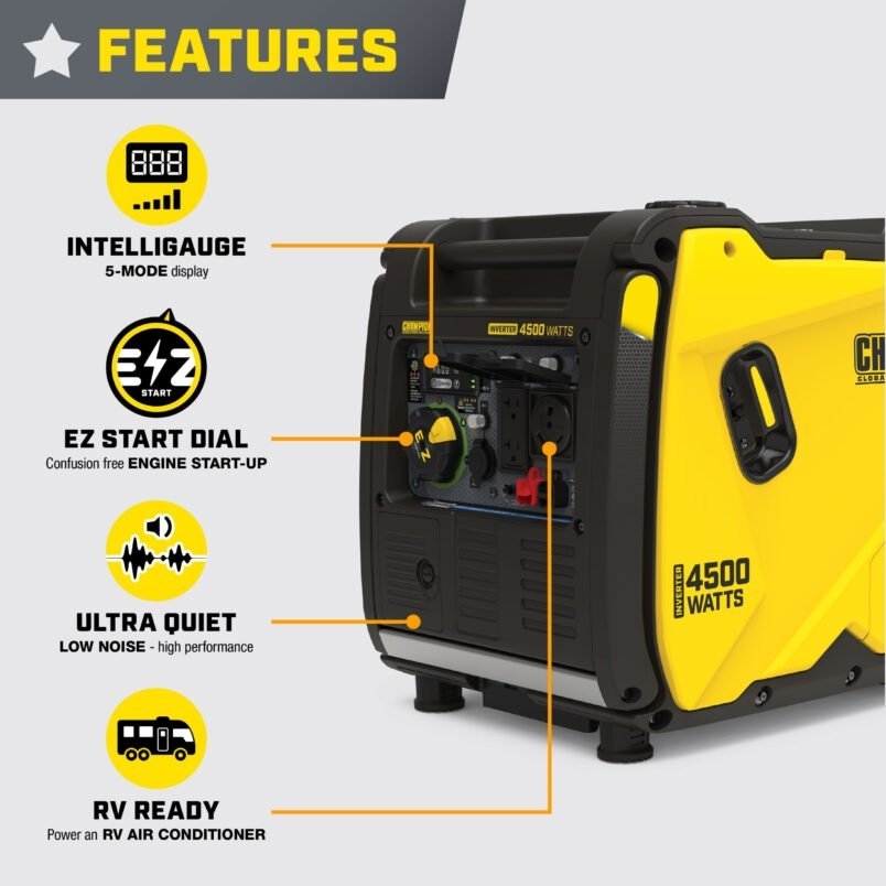 Champion 4500-Watt Portable Inverter Generator-61564 - Image 3