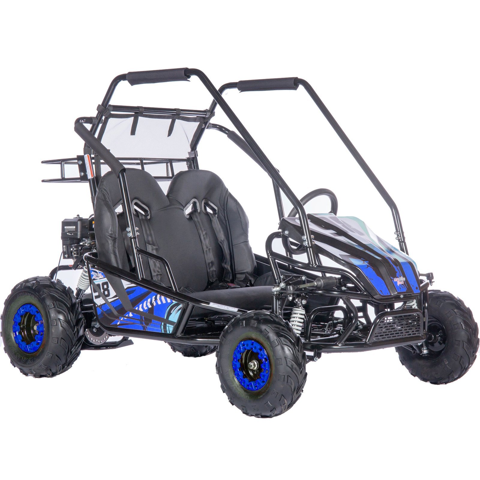 MotoTec Mud Monster XL 212cc 2 Seat Full Suspension Go Kart-25564