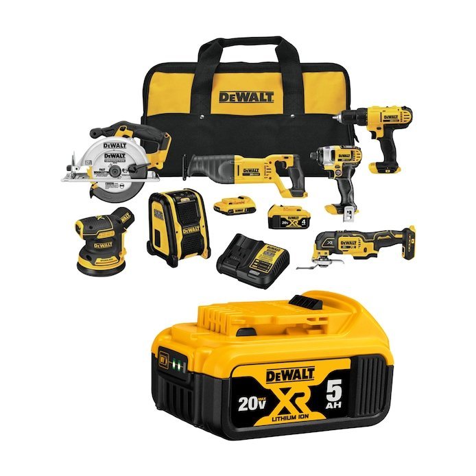 DEWALT 20V MAX Combo Kit, Compact 7-Tool (DCK720D2)-55791