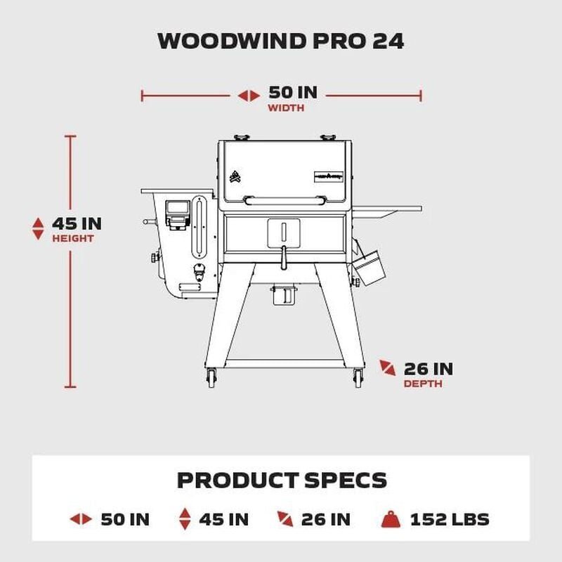 Camp Chef Woodwind Pro 24 Pellet Grill-28122 - Image 6