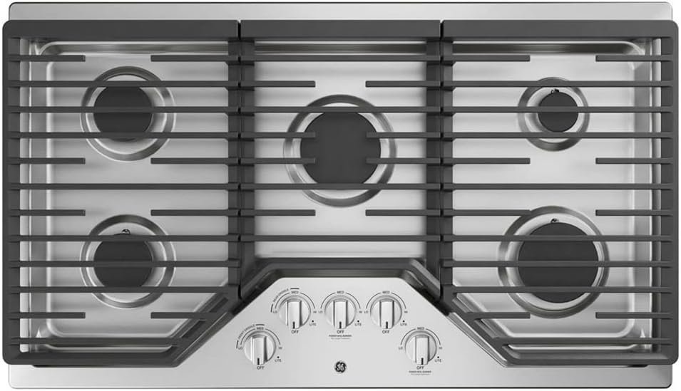 GE 36-Inch Built-in Gas Cooktop JGP5036SLSS-41374