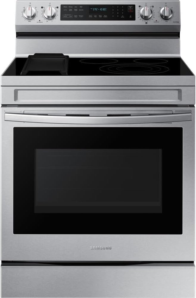 Samsung 6.3 cu. ft. Smart Freestanding Electric Range with No-Preheat Air Fry NE63A6711SS-37464