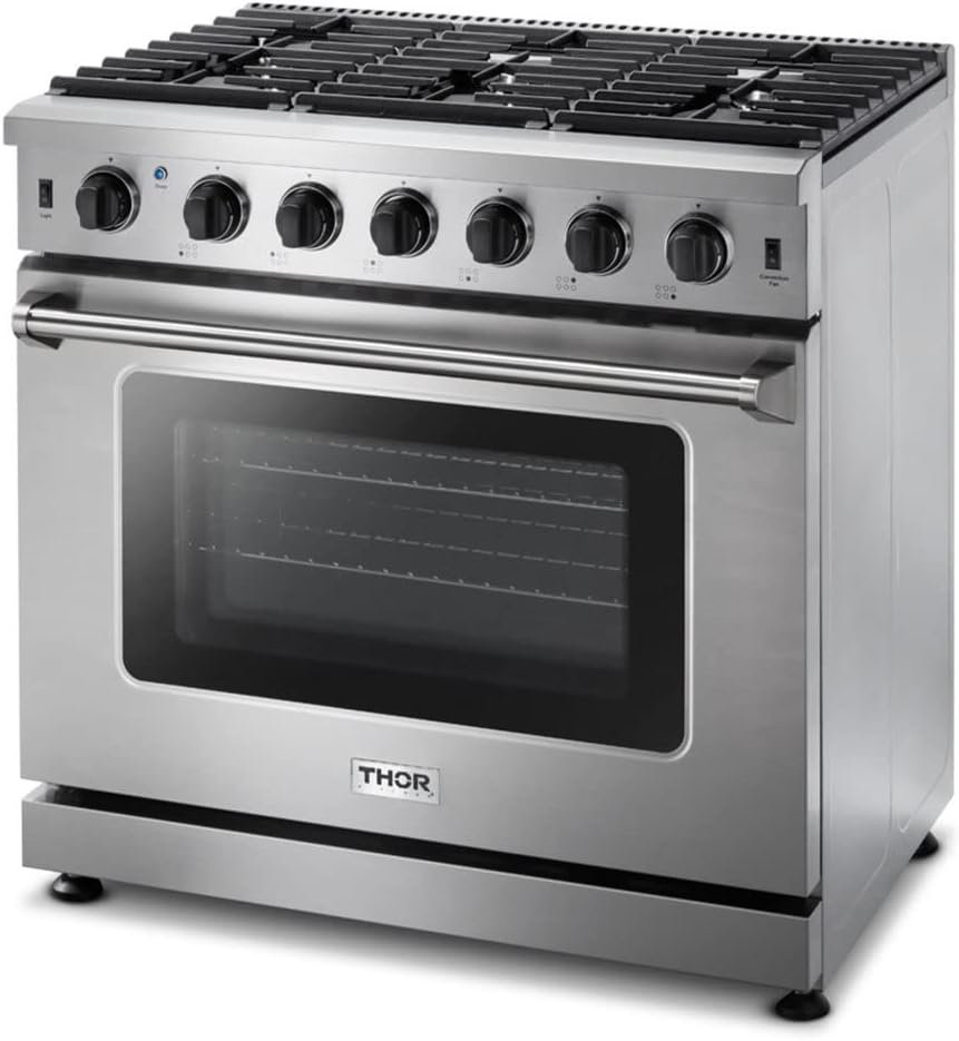 Thor Kitchen 36-Inch Gas Range LRG3601U-84852 - Image 6