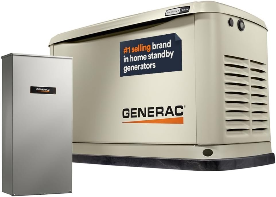 Generac Guardian 10kW Home Backup Standby Generator 7172-89594