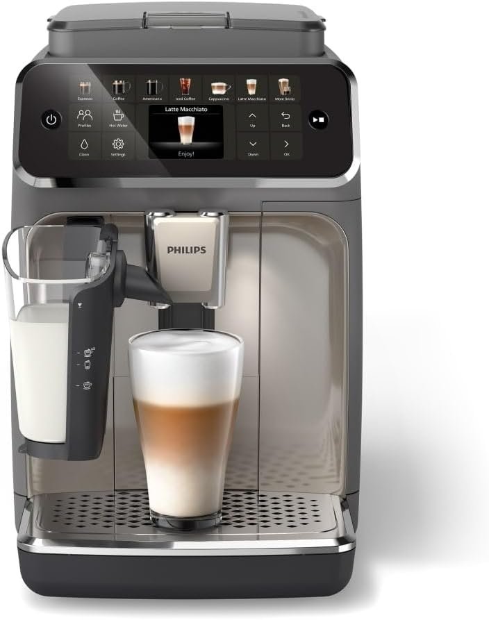 Philips 4400 Fully Automatic Espresso Machine with LatteGo & Iced Coffee-89777