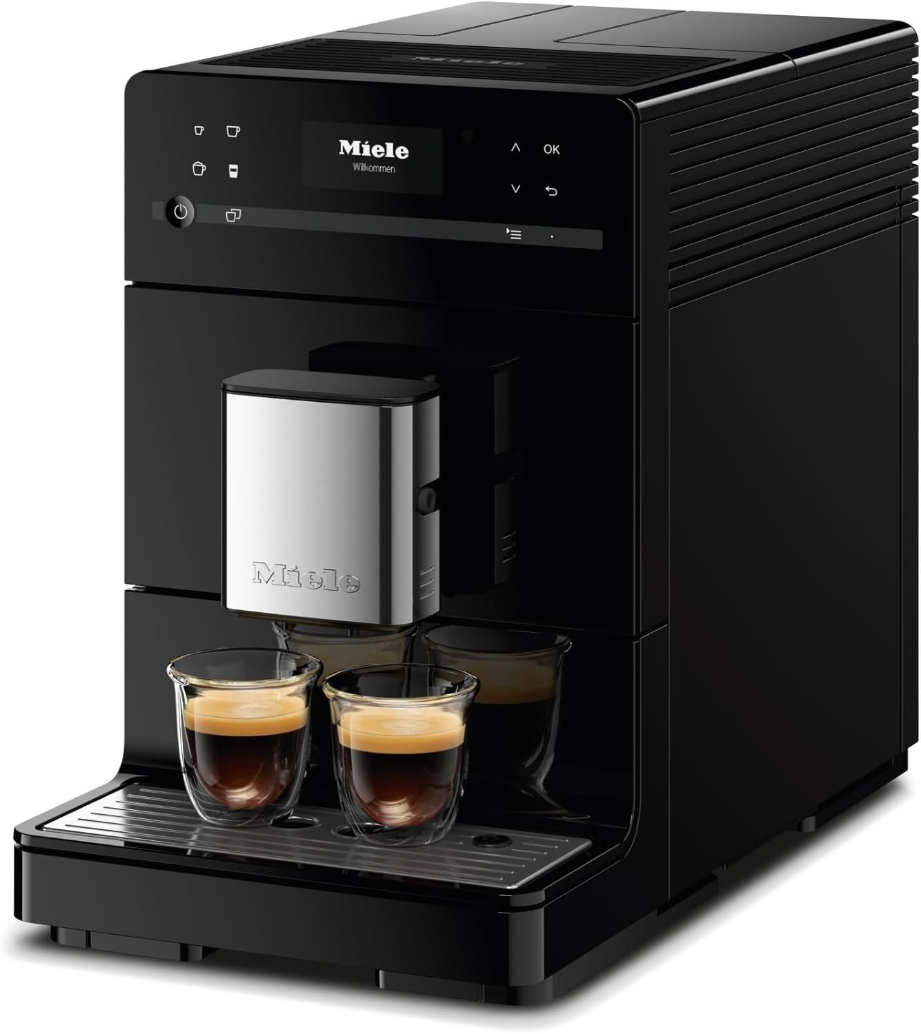 Miele CM 5310 Silence Automatic coffee machine with OneTouch for Two, Aromatic System, coffee maker, cleaning programs and more, in obsidian black-74234 - Image 3