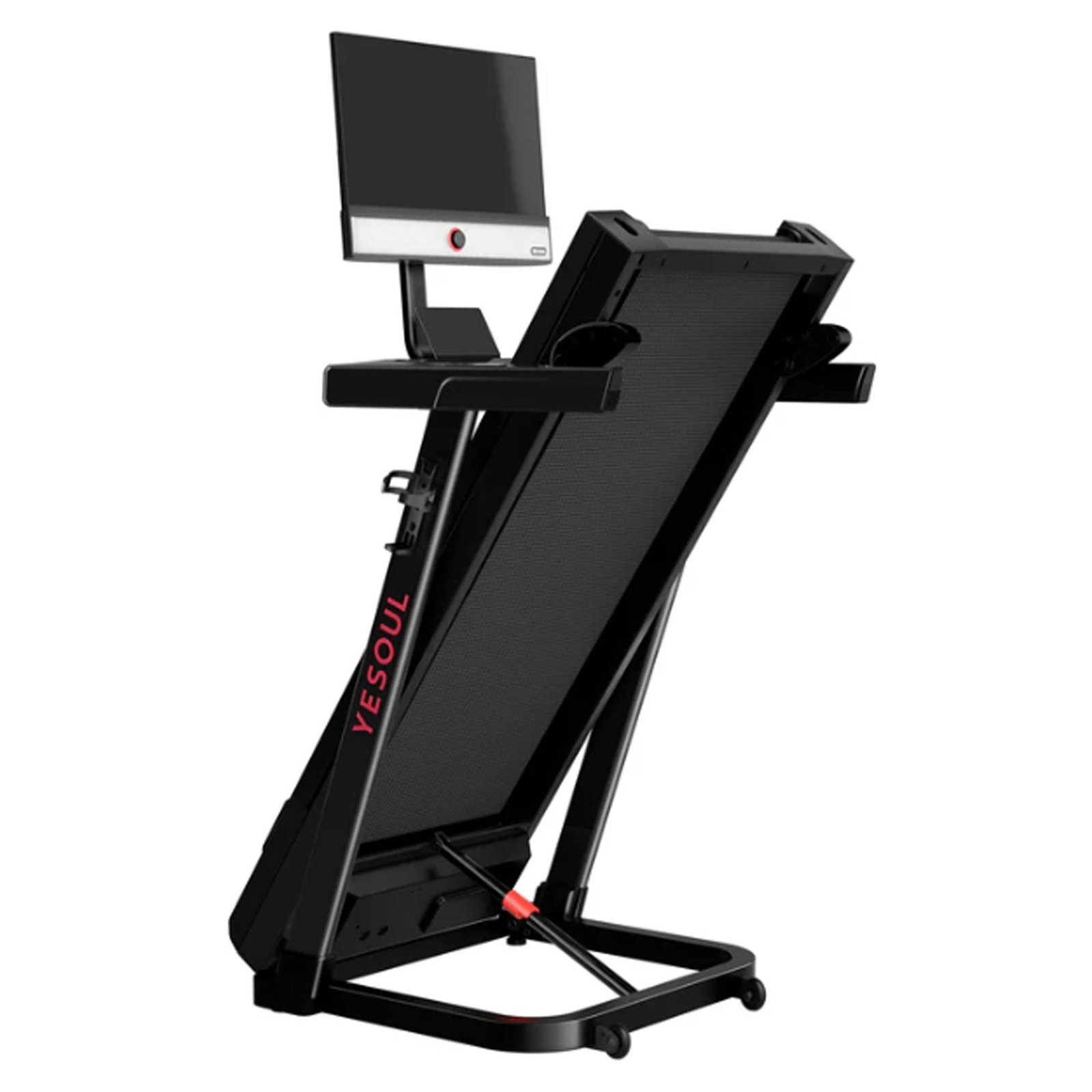 Yesoul T1M Plus Smart Folding Treadmill with 21.5 inch Touchscreen, Brushless Quiet Motor, 3-Level Incline, 9 Mph, App Sync & Space-Saving Design for-68468 - Image 4