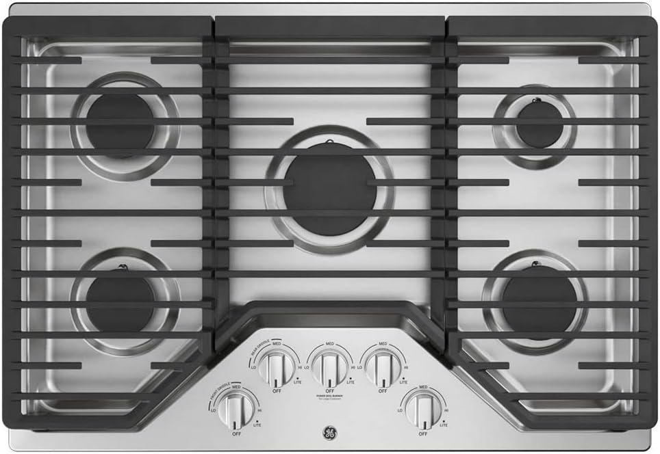GE 30-Inch Built-In Gas Cooktop JGP5030SLSS-97481