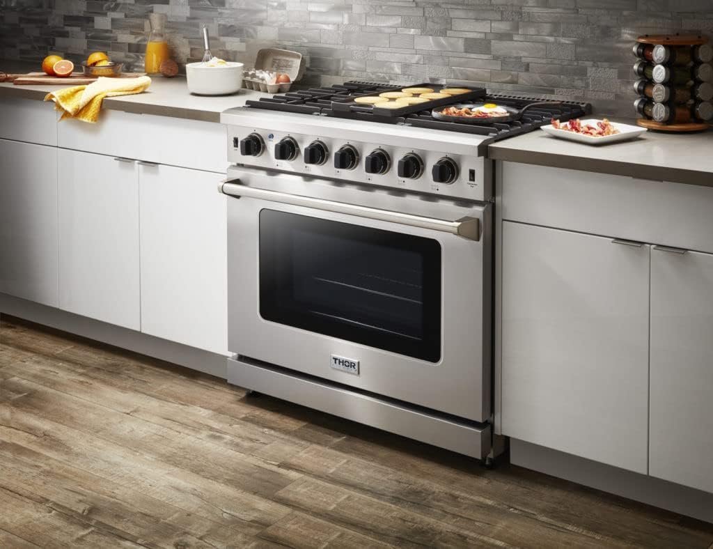 Thor Kitchen 36-Inch Gas Range LRG3601U-84852 - Image 7