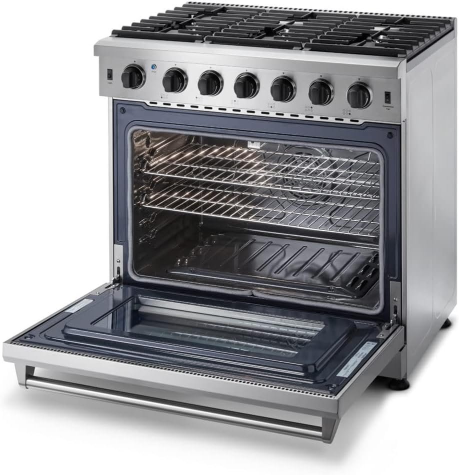 Thor Kitchen 36-Inch Gas Range LRG3601U-84852 - Image 5