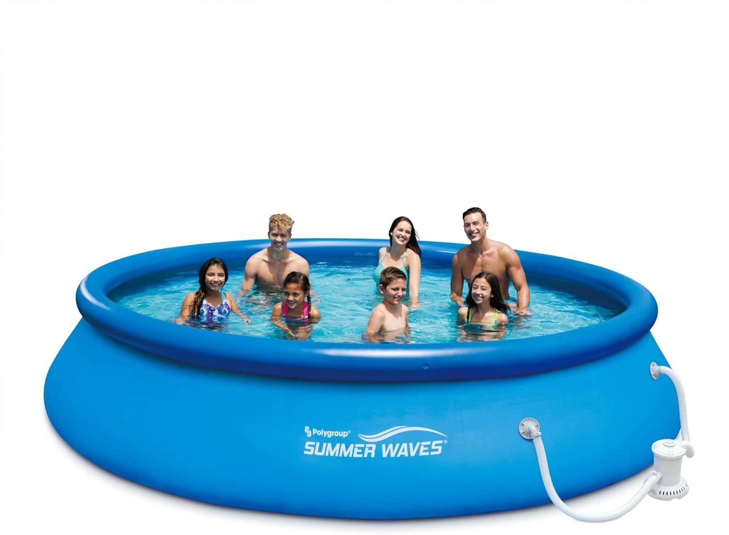 Summer Waves 15ft x 36in Quick Set Inflatable Outdoor Above Ground-69732 - Image 3