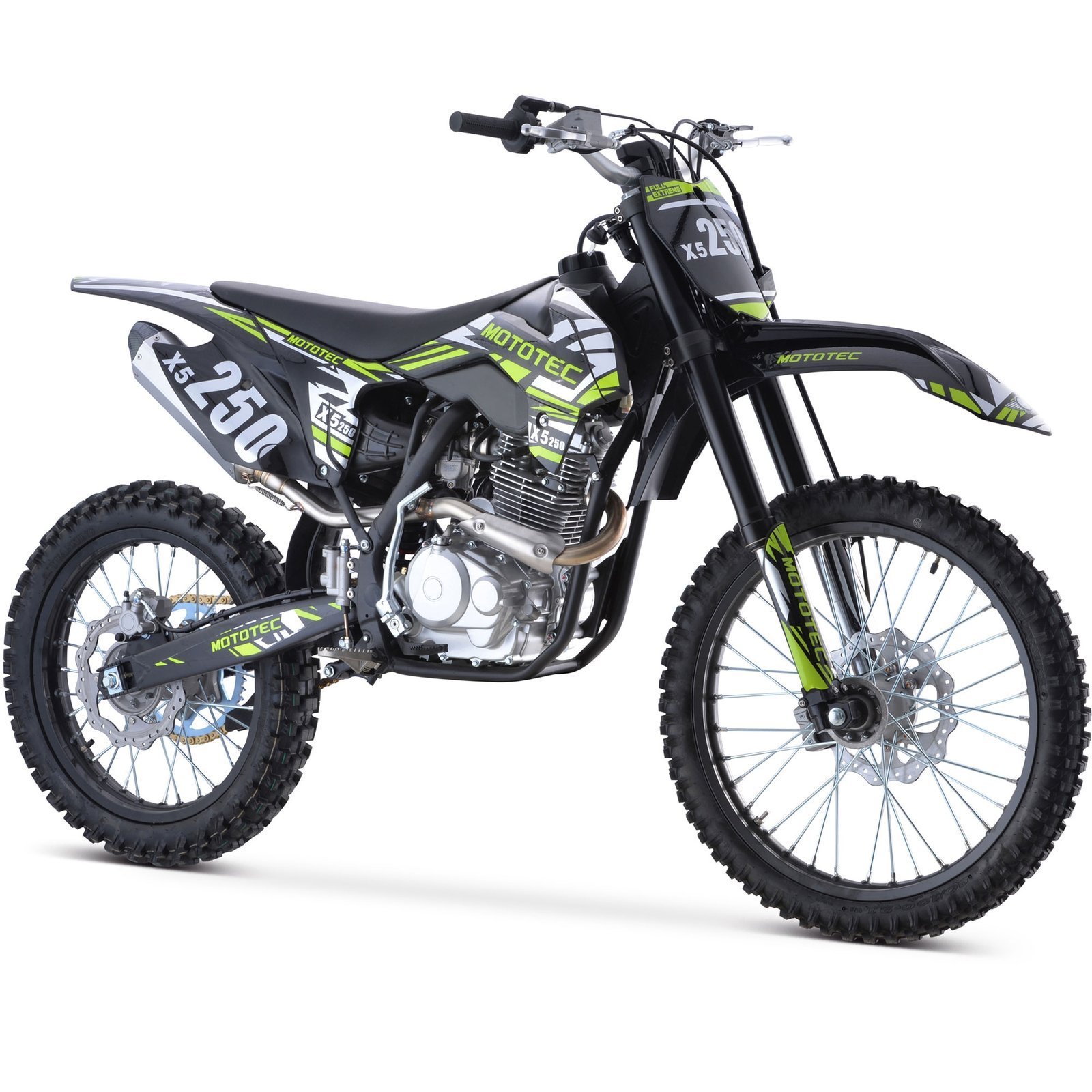 MotoTec X5 250cc 4-Stroke Gas Dirt Bike-58377