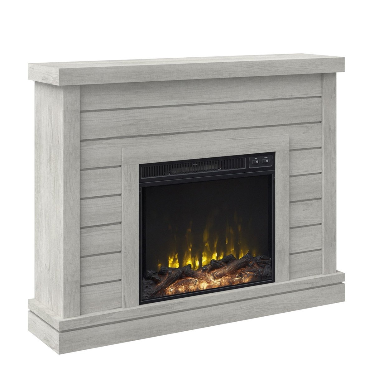 Alaya Wall Mounted Electric Fireplace Sand & Stable Finish-34214