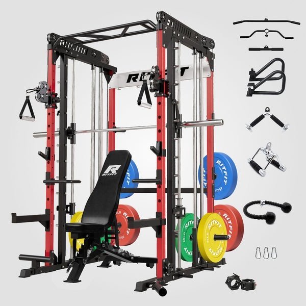 RitFit M1 Pro Smith Machine Home Gym Package-45485