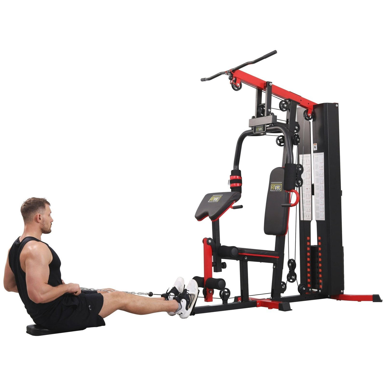 Fitvids LX750 Multifunctional Full Home Gym System Workout Station-38822 - Image 6