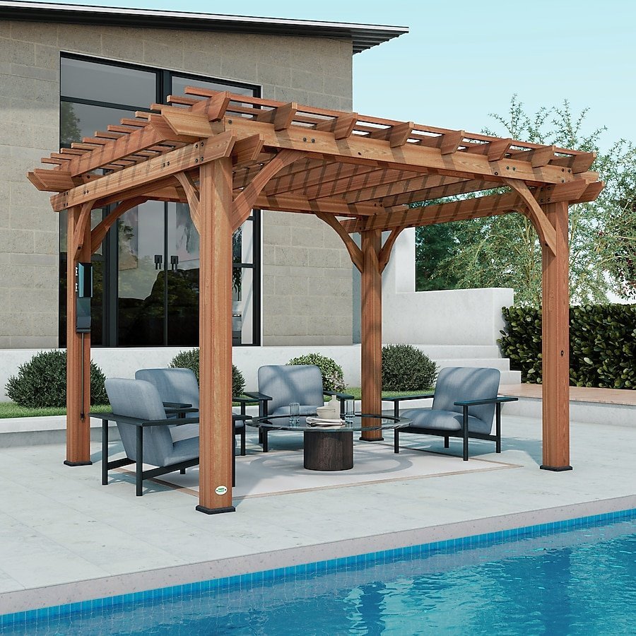 Backyard Discovery 10 x 12 Cedar Pergola-39839