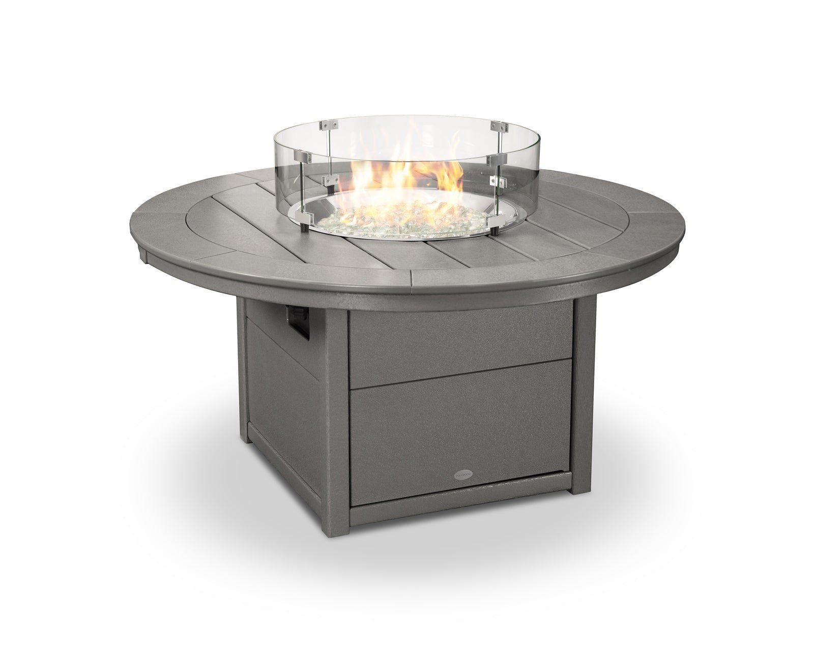 POLYWOOD 48″ Round Fire Pit Table-52462