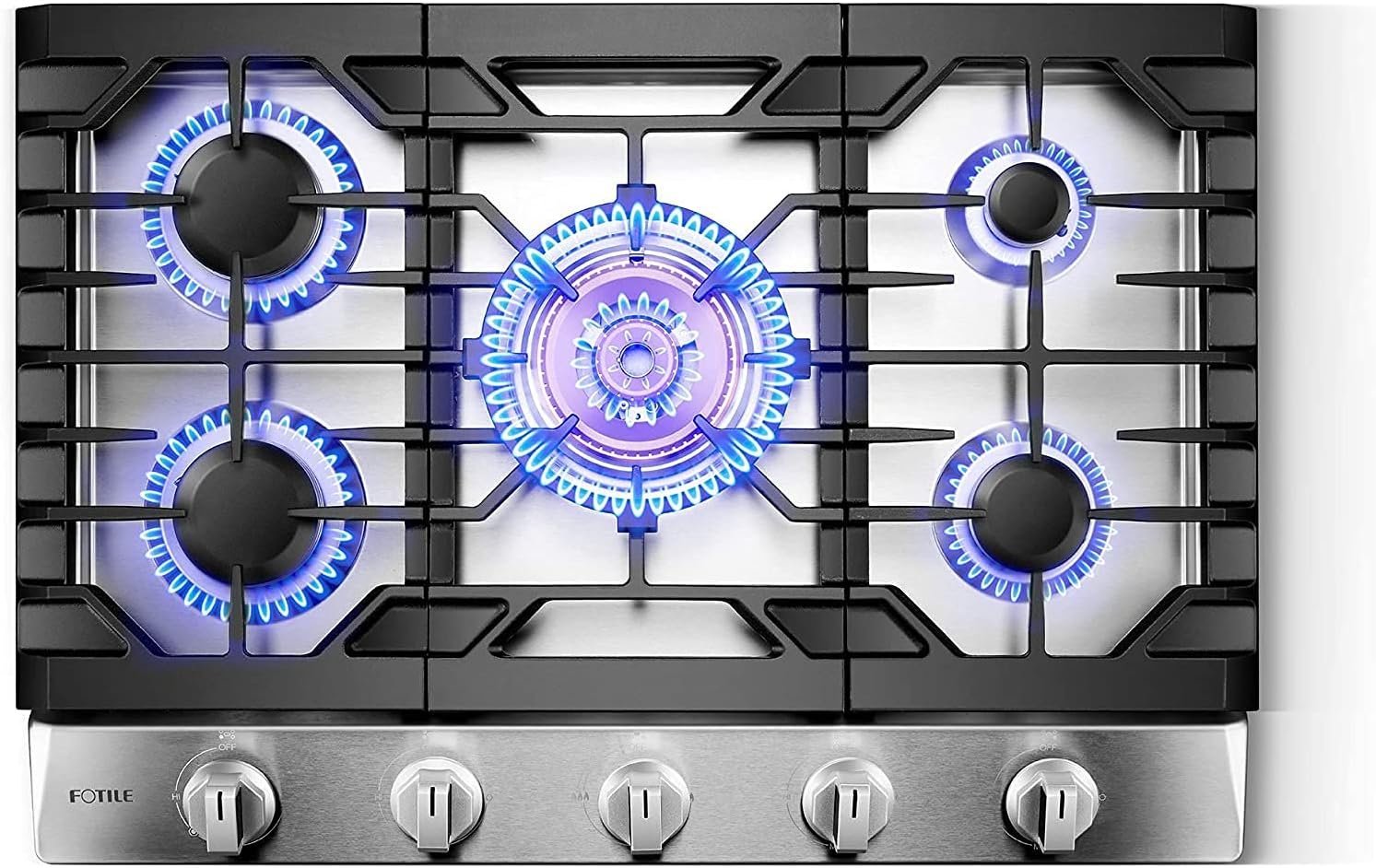 Fotile 30″ Tri-Ring Gas Cooktop GLS30501-31945