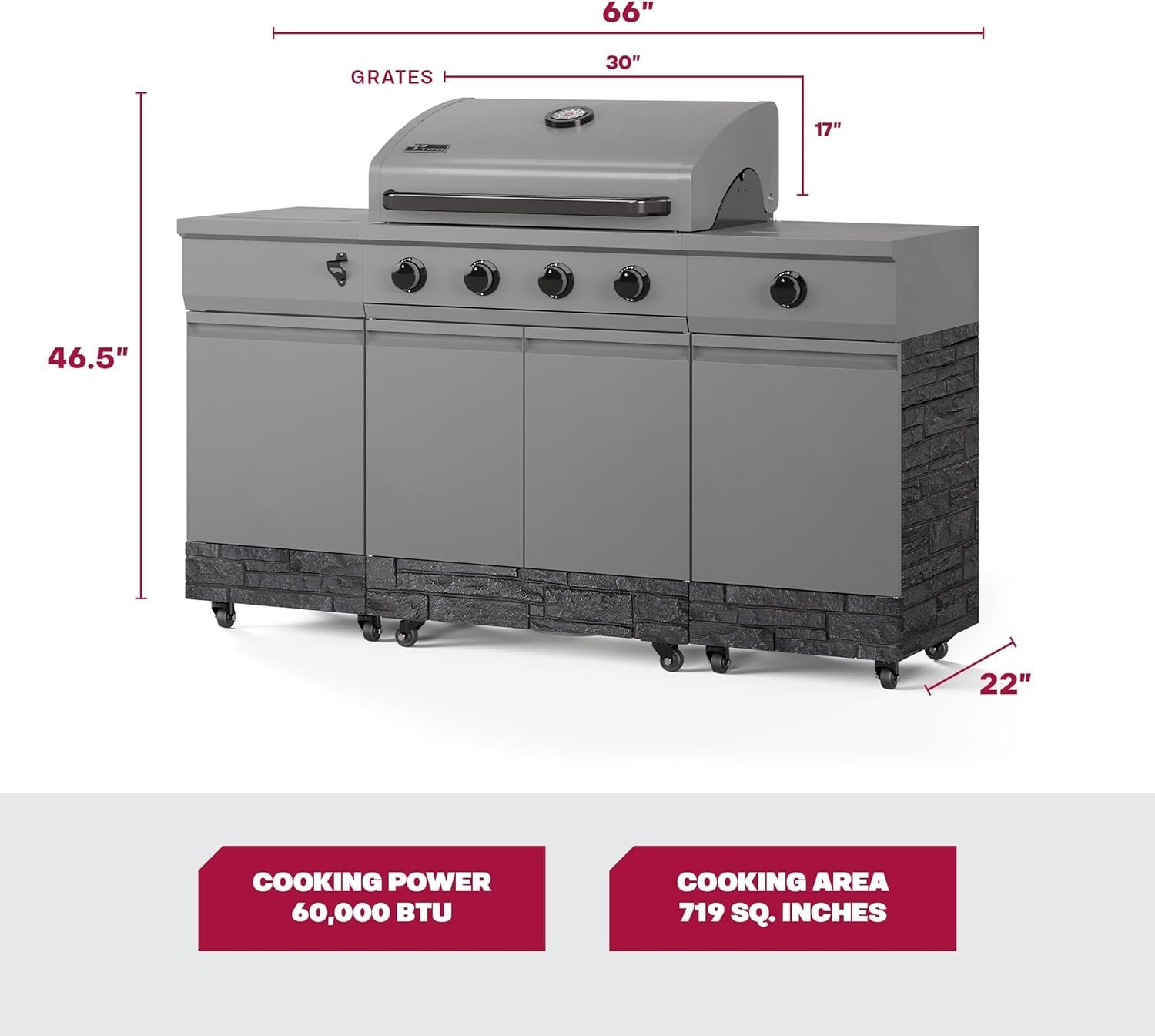 TYTUS Fresno Series 5 Burner Grill TDT-021-69547 - Image 3