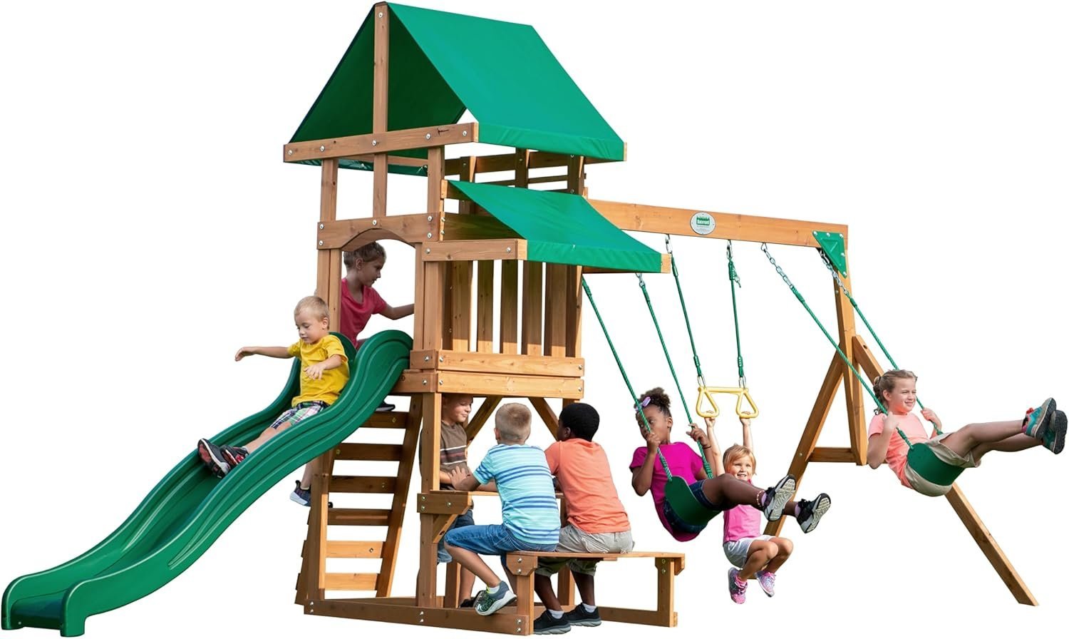 Backyard Discovery Belmont All Cedar Swing Set-47692