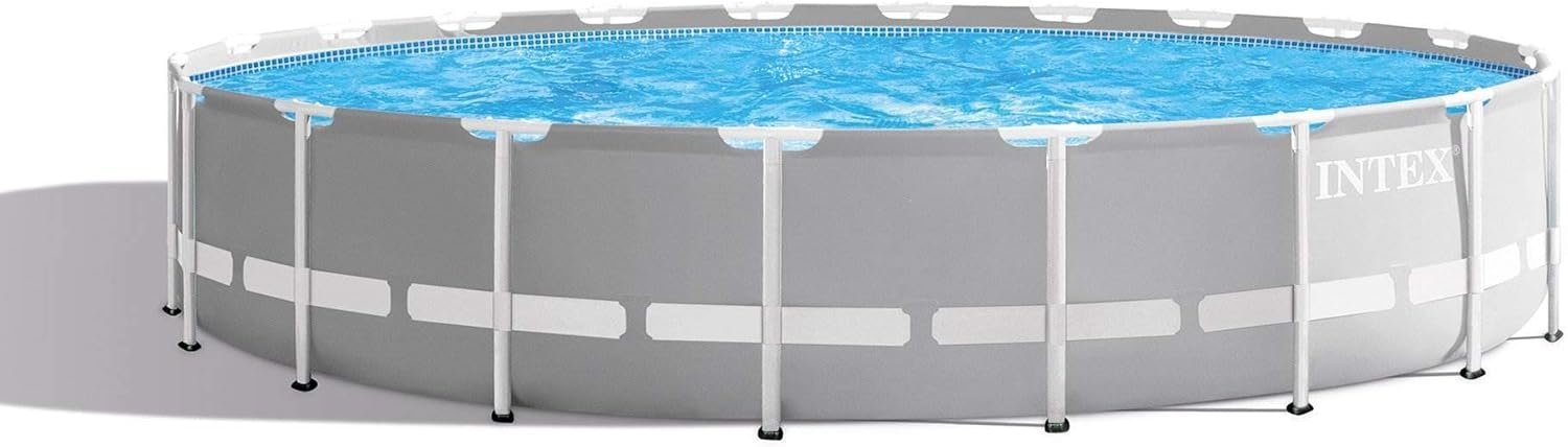 Intex 26755EH Prism Frame Premium Above Ground Swimming Pool Set: 20ft x 52-48785