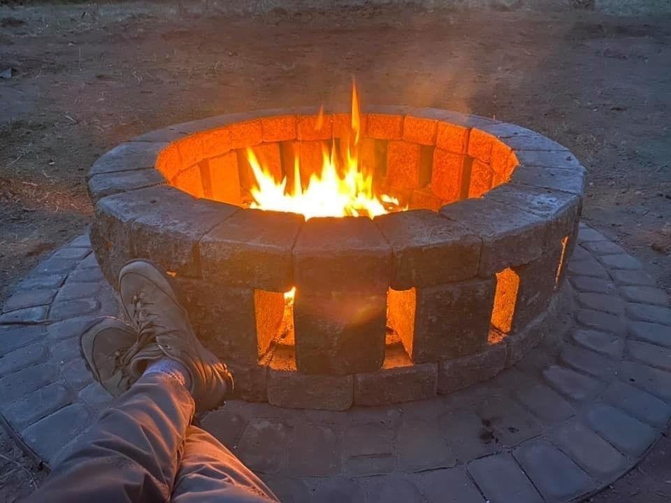 Stonehenge 58 in. x 16 in. Concrete Fire Pit Kit in Northwest Blend-55499 - Image 2