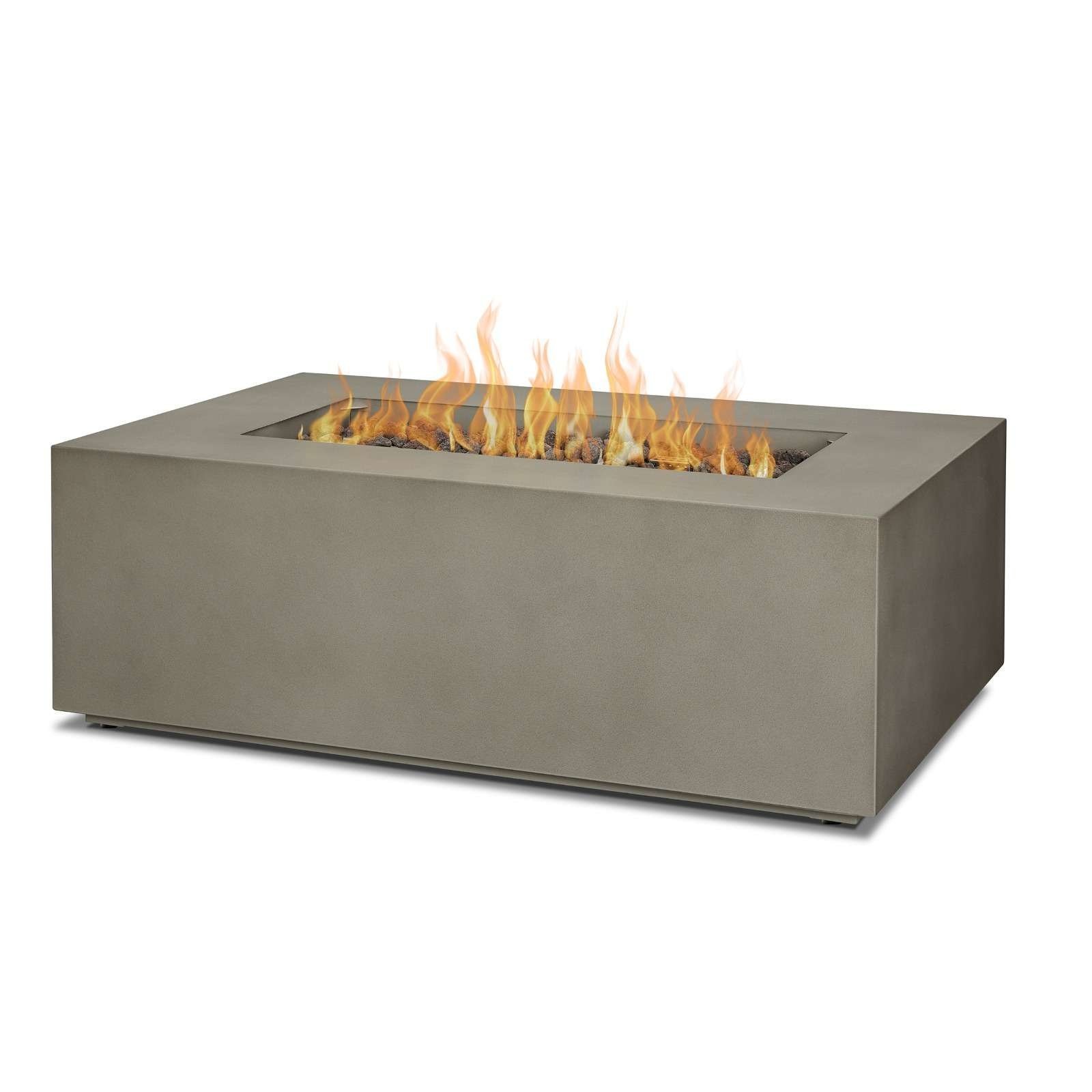 Real Flame Aegean 42″ Rectangle Propane Gas Outdoor Fire Table-14774