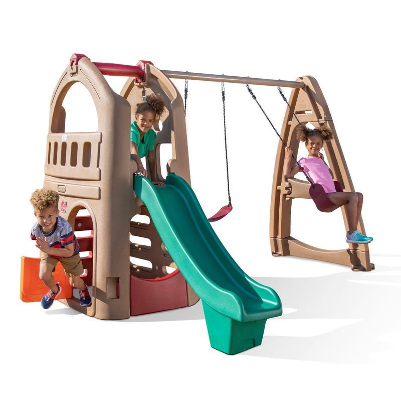 Step2 Naturally Playful Playhouse Climber & Swing Extension-17513