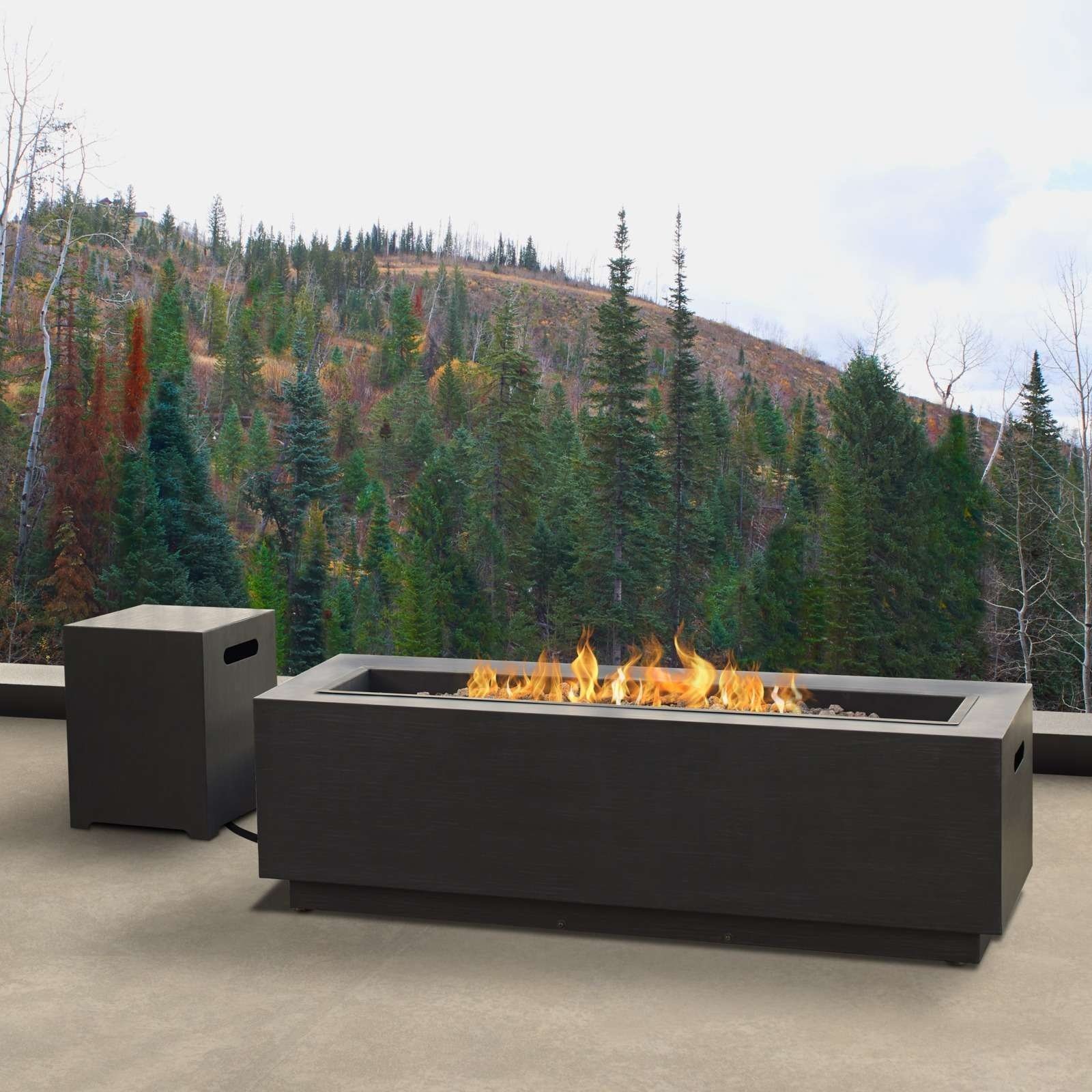 Real Flame Lanesboro Propane or Natural Gas Fire Pit Table-91156