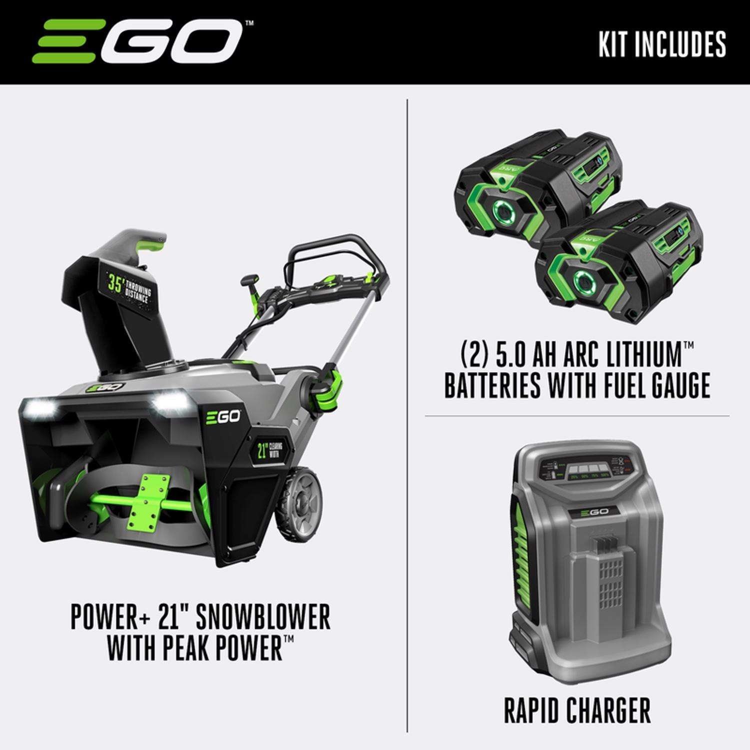 EGO SNT2102 21″ Cordless Snow Blower Kit-66711 - Image 2