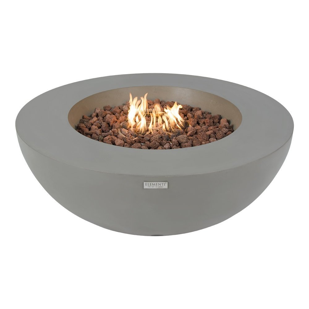 Orren Ellis Lunar Bowl / Roca Outdoor Concrete Fire Pit-93727
