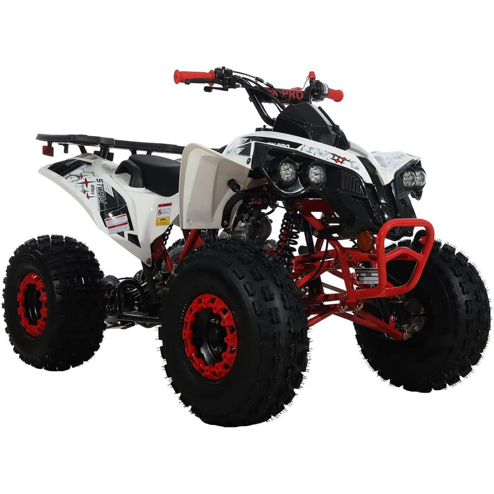 X-Pro 125cc ATV with Reverse Electric Start Luggage Rack LED Headlight-36789