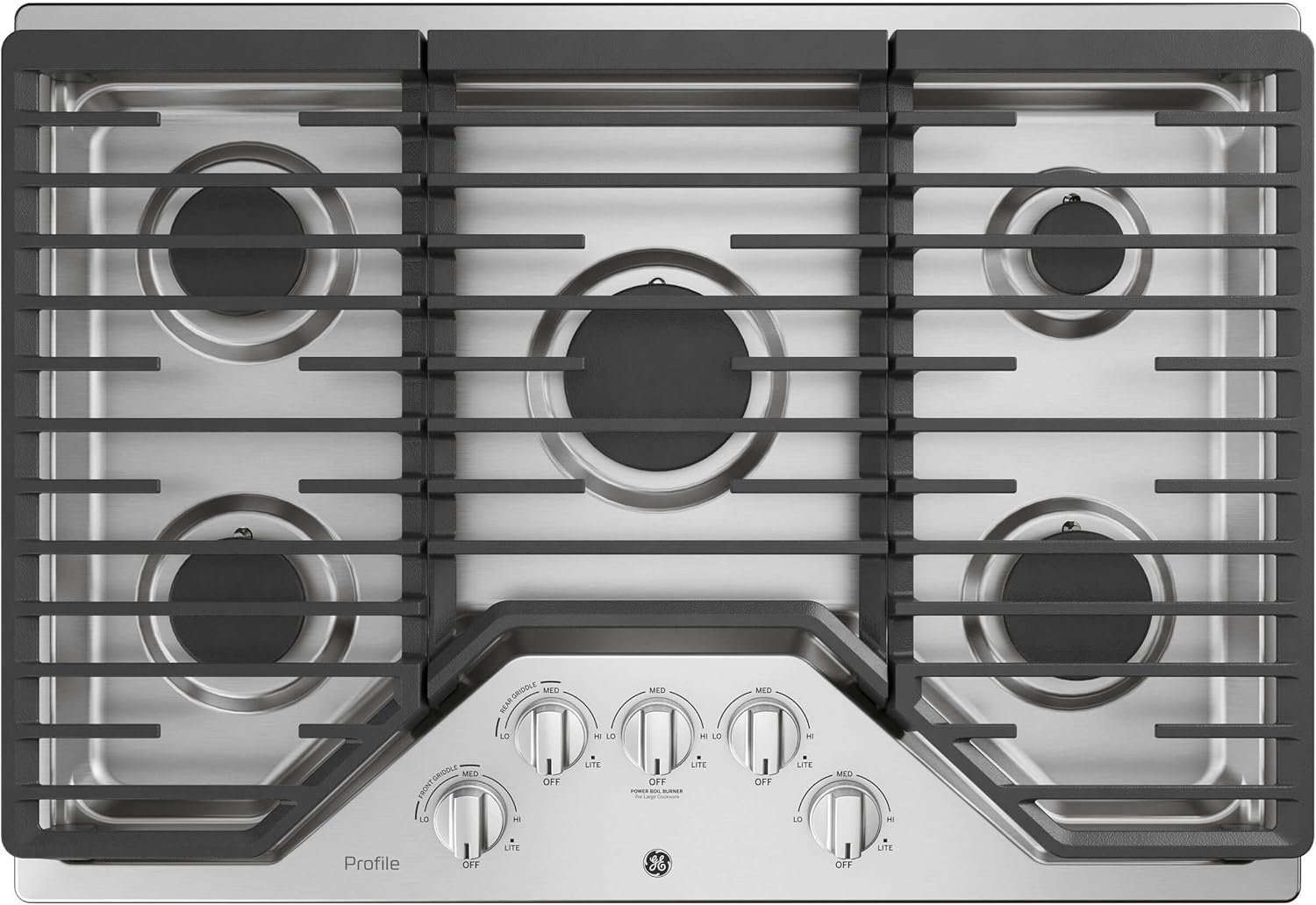 GE Profile PGP7030SLSS 30″ Built-in Gas Cooktop-49633