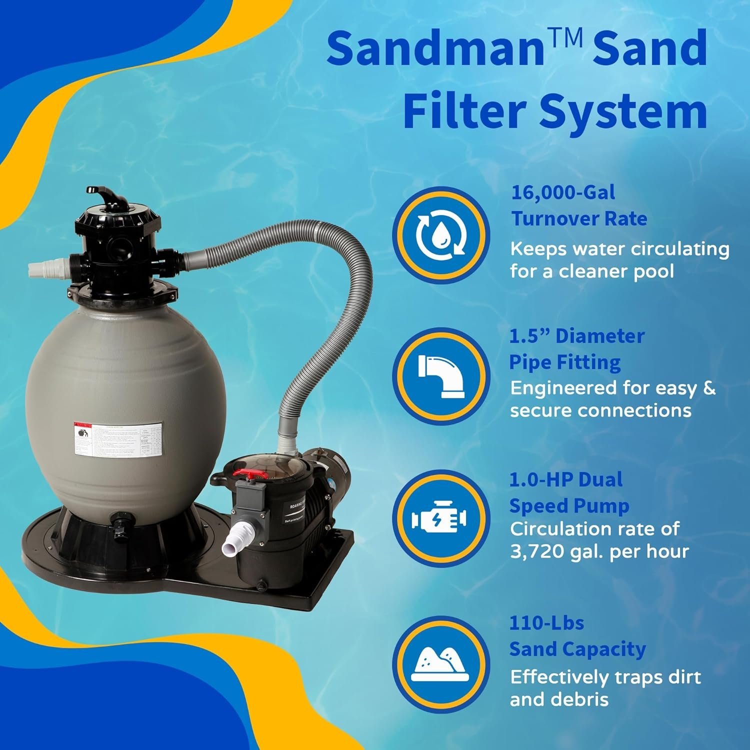 Blue Wave Belize 15 Round Above Ground Pool-71347 - Image 3