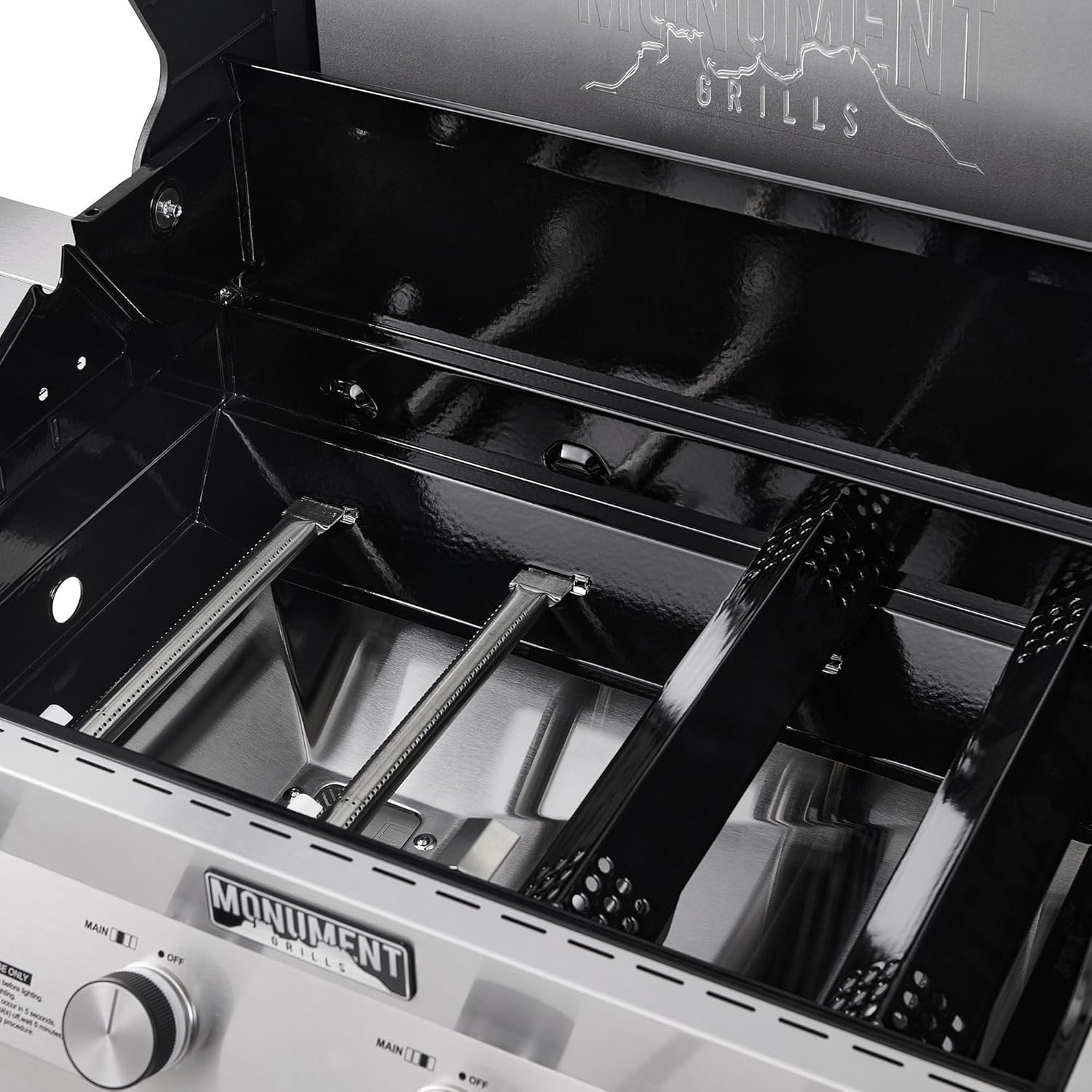 Monument Grills Eminence 405 |Tech Stainless Propane Gas Grill Eminence 405 & Cast Iron Cooking Plate-56277 - Image 3