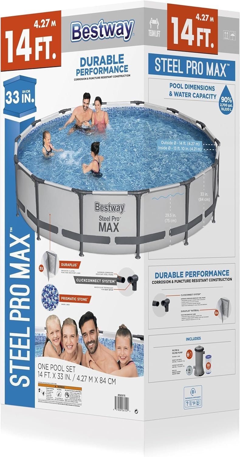 Bestway Steel Pro Max Above Ground Pool Set-84314 - Image 4