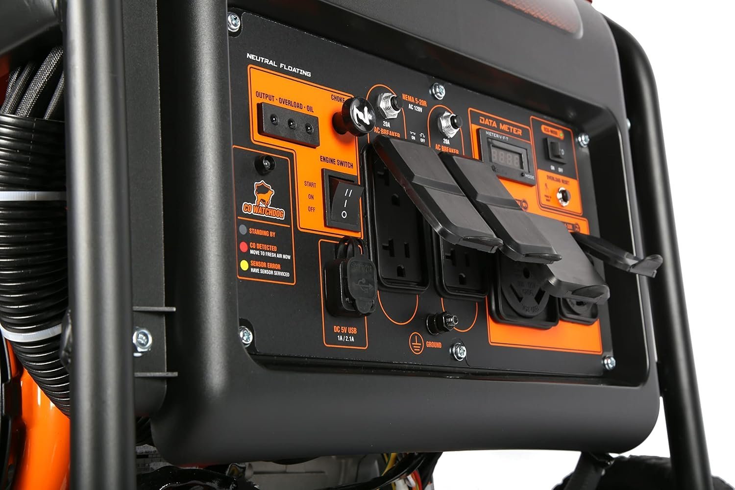 WEN DF875iX 8750-Watt RV and Transfer-Switch-Ready 120V/240V Dual-32419 - Image 3